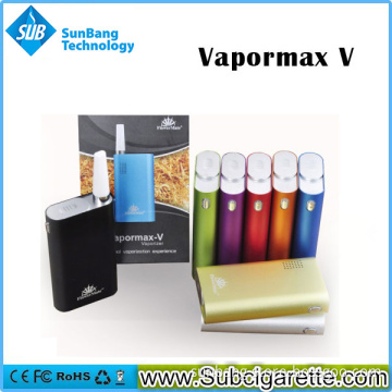 2014 Newest Electronic Cigarette Herb Vaporizer Vapormax V with Vapormax V 2PCS Original Samsung Batteryfactory Wholesale